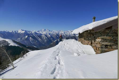 ritorno al ricovero invernale del Pian Cavallone...