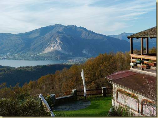 vista verso il Mottarone da Miazzina...