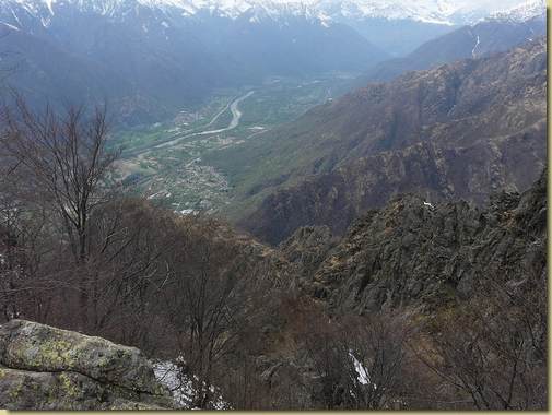 la Piana del T&uuml;ri e l'inizio della cresta 