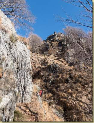 il versante da risalire...