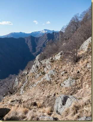 il versante risalito...