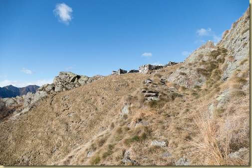 verso i ruderi di Belmello...