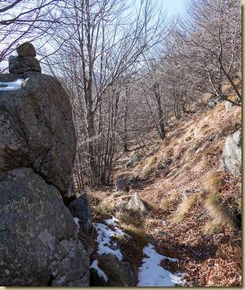 sul sentiero per Corte del Bosco...