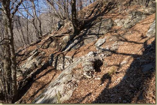 sul traverso per l'Alpe Ceresa...