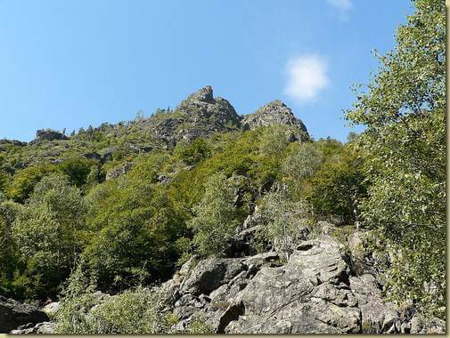 in Val Balm Bert - la cresta verso il Lesino...