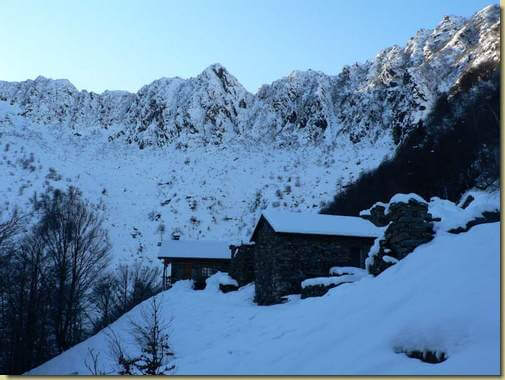 arrivo all'Alpe Vandra 