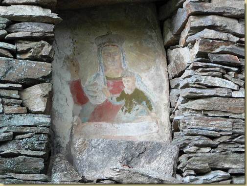 seconda Cappella - la Madonna di Re, patrona dei borradori