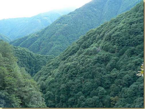 Val Pobbi&egrave; - a destra, Teggia