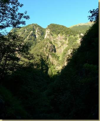 sole sul versante opposto...
