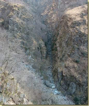 il canale della Valle di Nibbio...