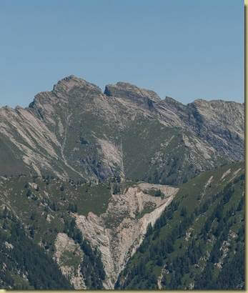 vista verso La Scheggia...