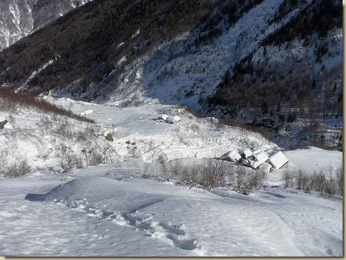 ritorno verso l'Erta 