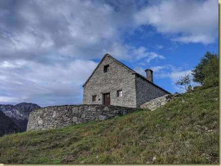 la baita superiore dell'Alpe nell'Oro...