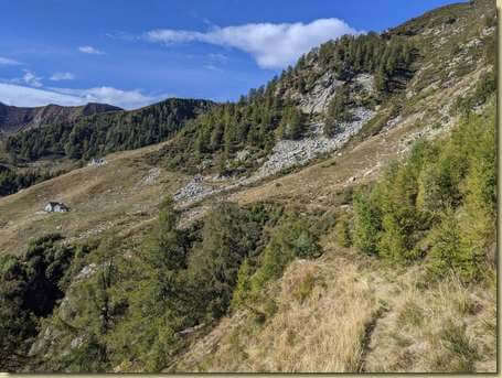 verso la dorsale del Cedo...