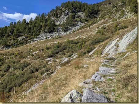 bel sentiero verso il Cedo...