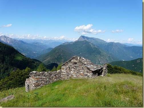 arrivo all'Alpe Druzzo 