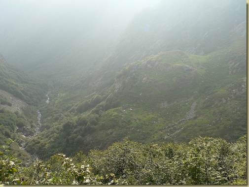 salendo dall'Alpe Vou