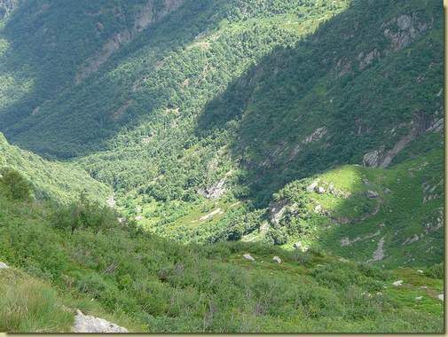 vista sull'Alpe Vou 