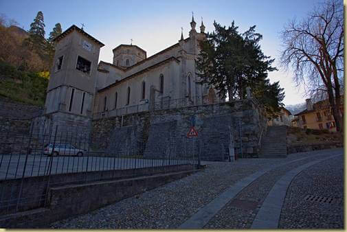 arrivo alla Chiesa Parrocchiale di Vogogna