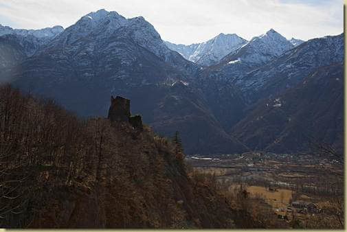 vista verso La Rocca... 