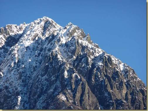 la Vugia e il Pizz d'la Vugia visti da Anzola (foto di Attilio Bovolenta)