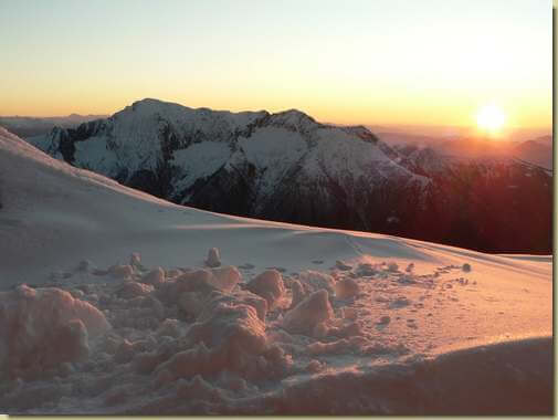 Alba alla Bocchetta di Campo...