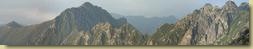 Panoramica della cresta Cima Sasso - Corona di Ghina (da est)