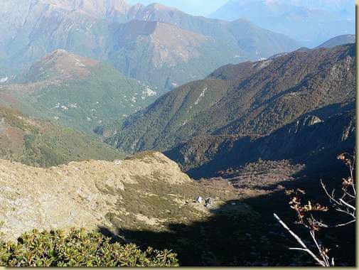 vista verso l'Alpe Forn&agrave;  