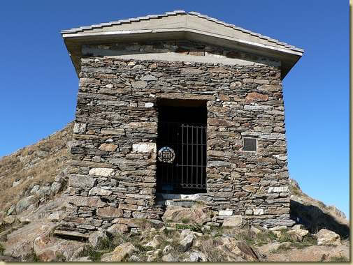 la Cappella-ricovero sulla Marona 