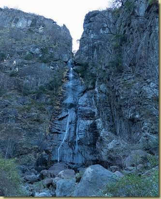 la cascata della Val Cornera...