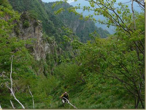 Dario in uscita al Passo del Tita 