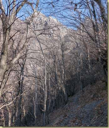 traversando verso il canale...