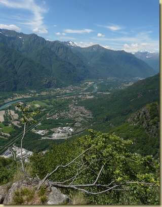 vista verso la piana Ossolana...