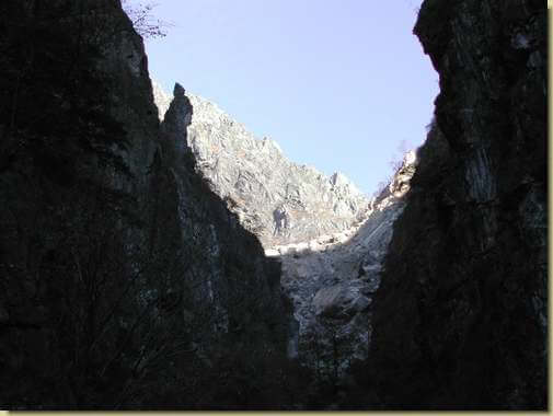 Valle di Nibbio, a sinistra "ul fra"...