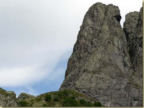 il Picco del Pedum visto da sud  