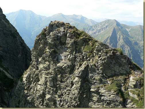 la Cima Est dal bastione del Pedum 