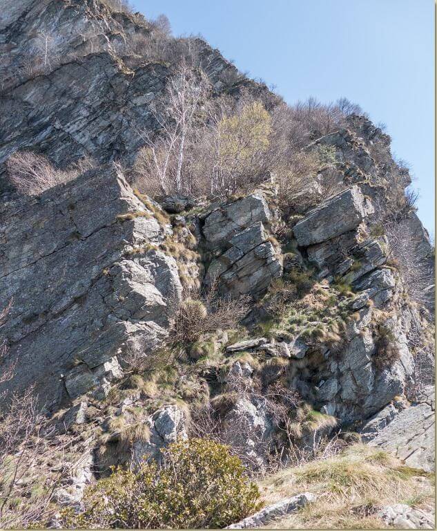 trovata la traccia del vecchio sentiero...