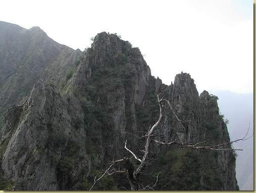 la cima quota 1505 m.