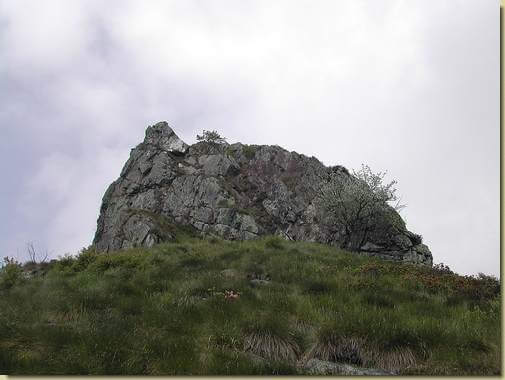 salendo al Torrione di Bettola (il risalto finale)
