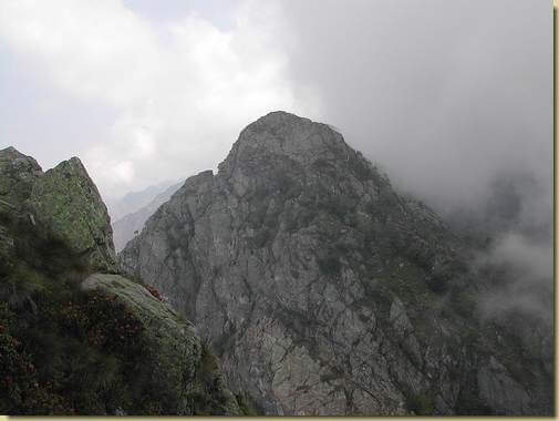 il Pizzo delle Tre Croci - dal Torrione di Bettola 