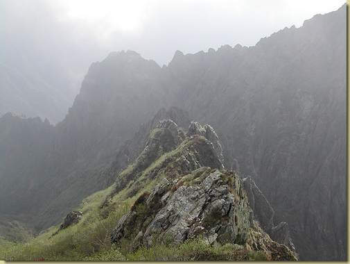 sulla cresta sud-est del Proman