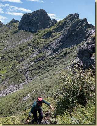 in salita...